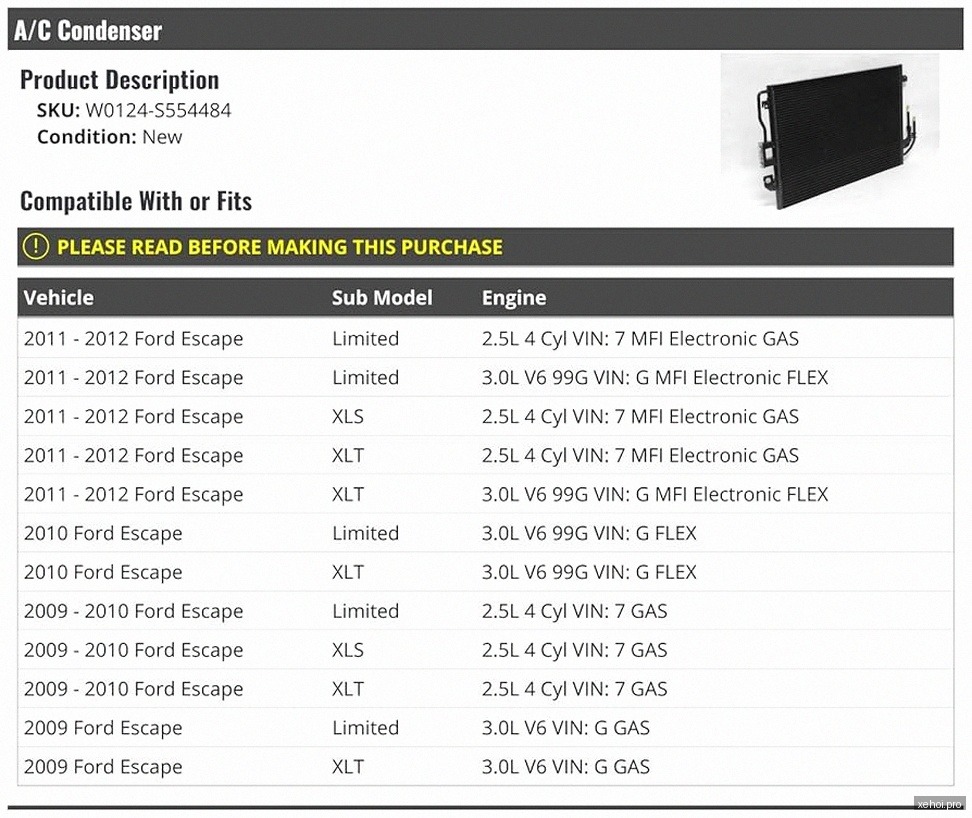 Ford Escape XLS 2.3L 4x2 AT - 2009