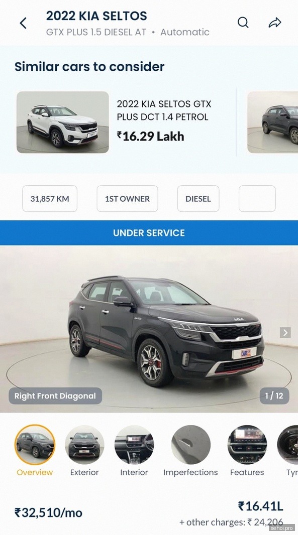 Kia Seltos Luxury 1.4 AT - 2022