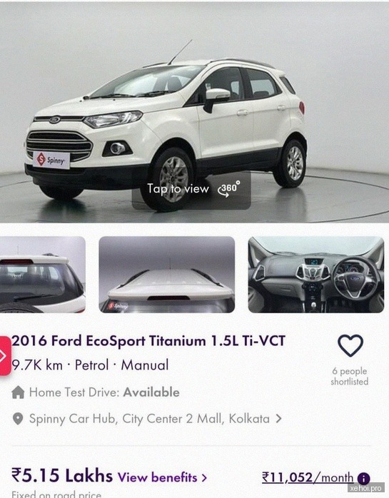 Ford EcoSport Titanium 1.5L AT - 2016