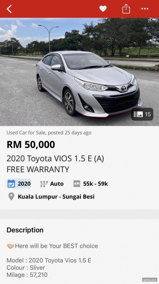 Toyota Vios E 1.5 MT - 2021