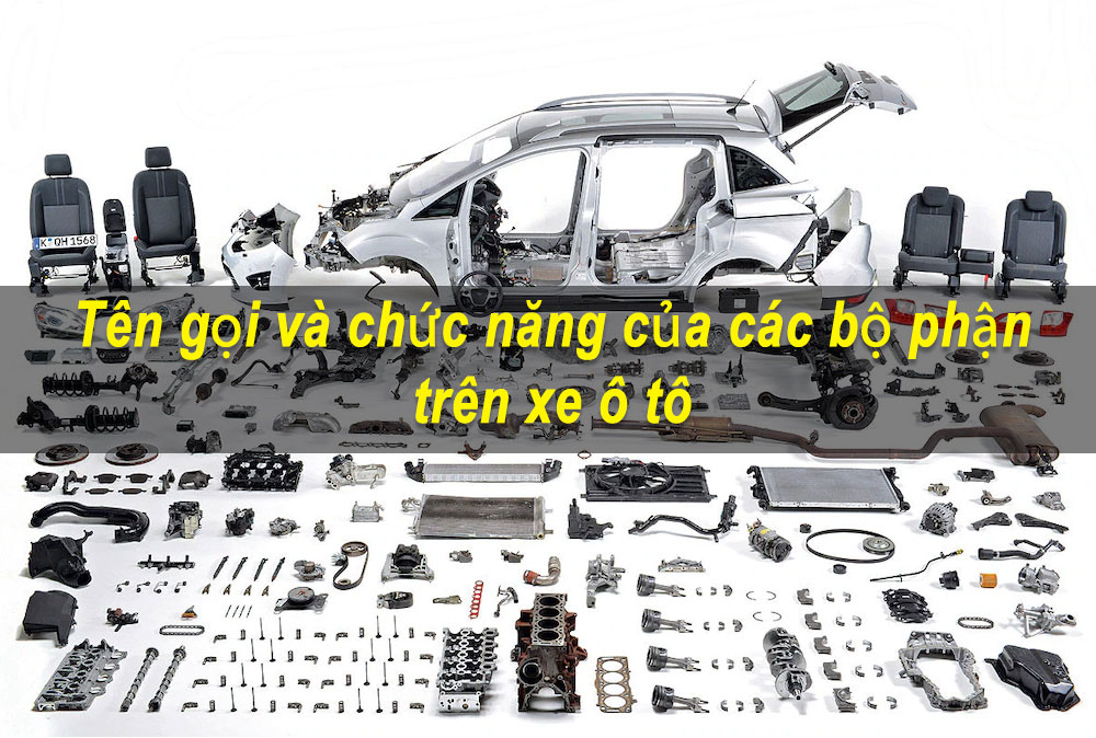 Tên gọi và chức năng của các bộ phận trên xe ô tô